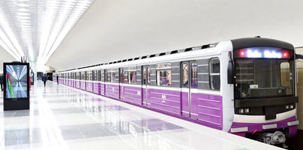 Baku metro tunnel communications coverage
