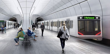 Oslo metro tunnel communications coverage